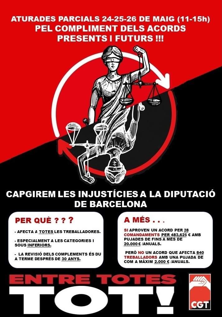 Conflicto laboral en la Diputación de Barcelona en plena campaña