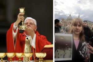 Víctimas de abuso protestan en Roma contra el cardenal Law