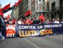 CGT reúne a 1.500 personas en Barcelona el 1 de Mayo