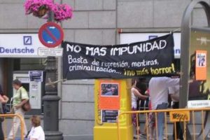 Protestan en Madrid por la represión desatada hace un año en Guadalajara