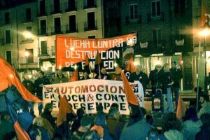 Manifestación en Valladolid contra la destrucción de empleo en automoción
