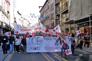 Valoración del Sindicato de Enseñanza de la CGT de Granada sobre el seguimiento de la huelga del 14D