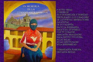 Carta de la Comisión de Solidaridad con Chiapas al EZLN en memoria de la Comandanta Ramona