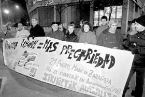 CGT se concentró en Pamplona contra la Reforma Laboral