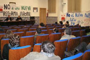Celebrada en Murcia la charla-debate contra la Reforma laboral organizada por CGT