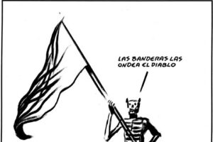 14.03.06 El Roto. «Las banderas las ondea el diablo»