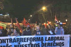 Galería de imágenes. Manifestación contra la Reforma Laboral y la Directiva Bolkestein en Madrid