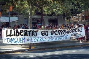 Los detenidos por ocupar el centro policial de la Zona Franca denuncian trato vejatorio