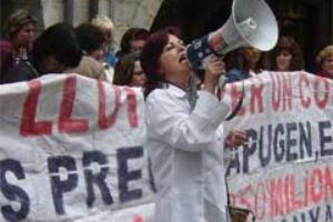 Las trabajadoras de la limpieza de Girona vuelven a manifestarse reclamando mejoras
