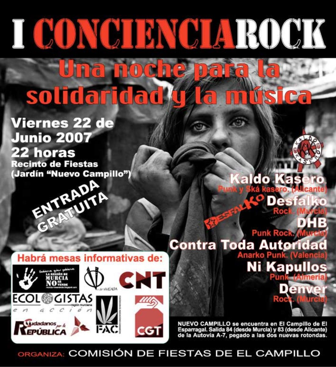 Murcia, I ConcienciaRock «Una noche para la solidaridad y la música»