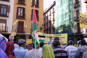 Decenas de personas se manifiestan en Madrid por la autodeterminación del Sahara