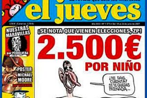 Talibanismo judicial, «El Jueves» secuestrado por «meterse» con la «Corona», también han silenciado www.eljueves.es
