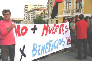 Murcia, concentración de CGT contra los accidentes laborales