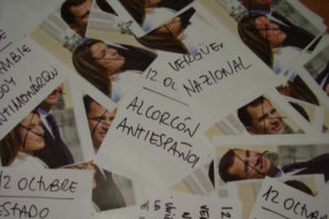 12 de Octubre Antiespañol Antimonarquico en Alcorcón