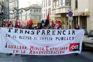 Celabrada la manifestación en Valladolid por la transparencia en el empleo público