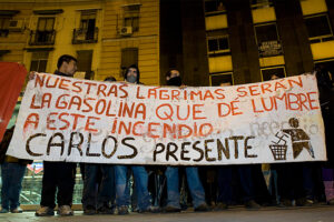 Alrededor de 300 personas acuden al homenaje del Madrid antifascista a Carlos Javier Palomino