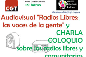 13 de diciembre, Ateneo La Idea : charla-coloquio sobre las radios libres y comunitarias