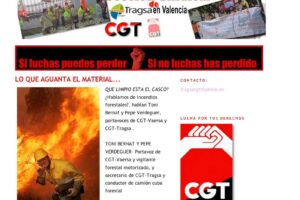 Nuevo espacio en internet de los trabajadores forestales de CGT en Tragsa Valencia