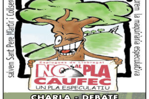 Charla-debate «No al Plan Caufec». CGT Baix Llobregat, jueves 7 de febrero