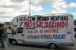 Huelga de hambre de los despedidos de Seat en Martorell