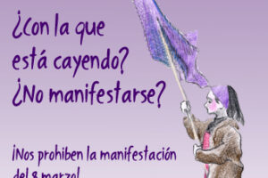 Paula Cabildo. «Nos prohiben la manifestación del 8 de marzo»