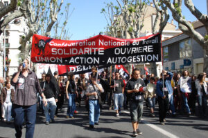 Imágenes manifestación 1º de Mayo en Perpignan