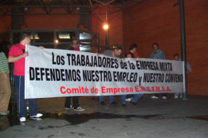 La plantilla de la Servicios Funerarios de Madrid, en huelga desde las 00:00 de esta madrugada