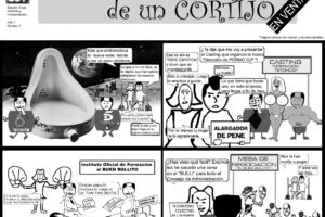 CGT-TVE : «Historias de un cortijo en venta», página cómica. nº 1.