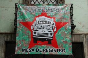 Da comienzo la caravana nacional e internacional de observación y solidaridad con las comunidades zapatistas de Chiapas