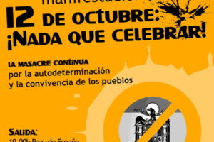 [Madrid]. La Delegación del Gobierno deniega la manifestación del 12 de octubre