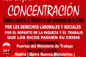 Todas y todos a Madrid : Acto Confederal del 3 de Diciembre