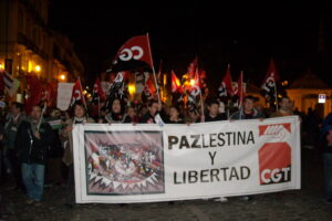 Multitudinaria manifestación en Málaga contra la masacre del pueblo palestino en Gaza