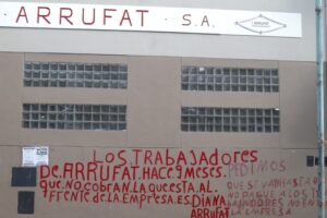 La CGT muestra su apoyo a las trabajadoras y trabajadores de la fábrica de chocolates Arrufat (Buenos Aires, Argentina)