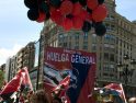 Un millar y medio de confederales acuden a la manifestación de CGT en Zaragoza