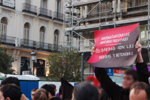 Madrid : Crónica de la concentración del jueves 2 contra la represión al movimiento estudiantil y el Plan Bolonia