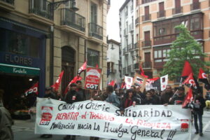 CGT sale a la calle el 1º de mayo contra la crisis capitalista y hacia la huelga general