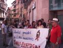 Nafarroa. Concentración solidaria con pres*s mexican*s en Iruñea
