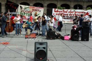 Exigen en México y Europa la libertad de siete zapatistas