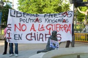 La CGT salió a la calle el 30 de mayo para exigir la libertad de l@s pres@s polític@s de México