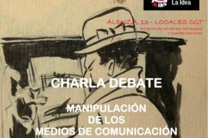 15 octubre, Madrid : «Manipulación de los Medios de Comunicación»