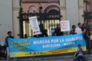 25 octubre, Madrid : Manifestación con la Marcha por la Igualdad, contra la Ley de Extranjería