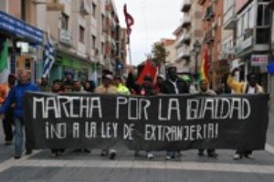 La marcha por la igualdad concluye en Madrid, contra la Ley de Extranjería y su Reforma