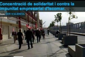 Valencia : Concentración contra la Impunidad de Iscomar [Video]