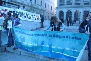 5000 personas en Madrid contra el cambio climático