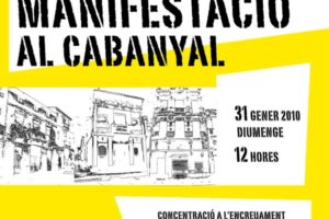 31 enero, Valencia : Manifestación «Salvem el Cabanyal»