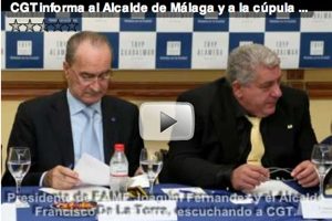 CGT informa al Alcalde de Málaga y a la cúpula de la ONG FAMF COCEMFE