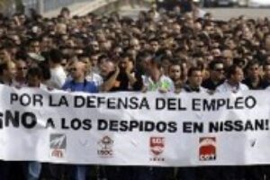 El seguimiento de la huelga en Nissan paraliza la planta de Barcelona