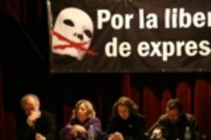 Acto de Solidaridad con Egunkaria en Madrid