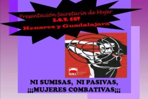 20 feb : Presentación de la Secretaría de la Mujer de CGT Henares y Guadalajara