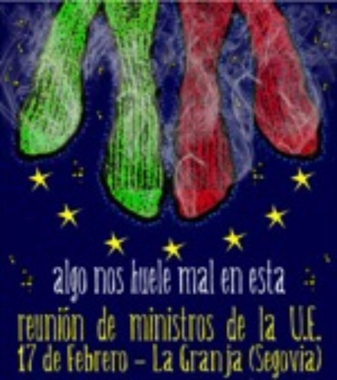 17 febrero, Segovia : Acto de CGT contra la reunión de Ministros de Desarrollo de la U.€.